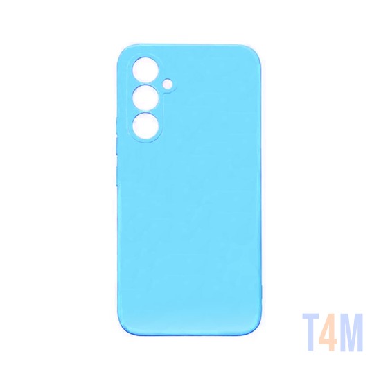 Funda de Silicona con Marco de Cámara para Samsung Galaxy A54 5g Azul